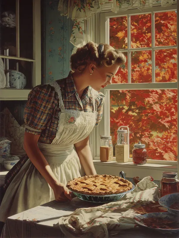 Autumn Harvest Retro Wall Art Posters