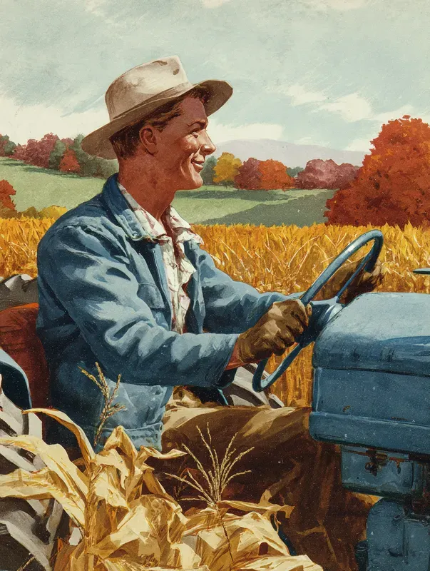 Autumn Harvest Retro Wall Art Posters
