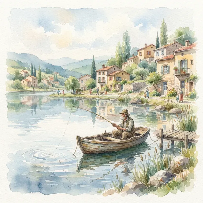 Lifestyle Community Watercolor Art