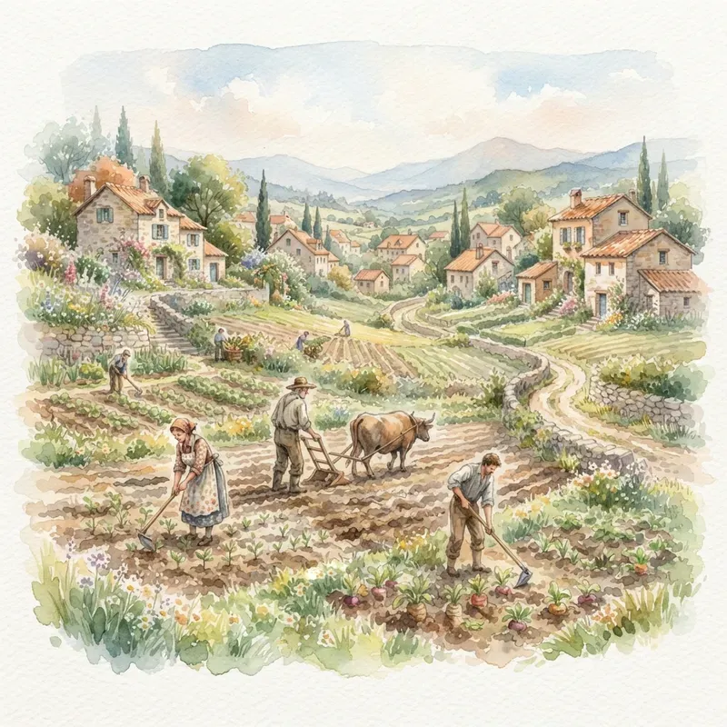 Lifestyle Community Watercolor Art