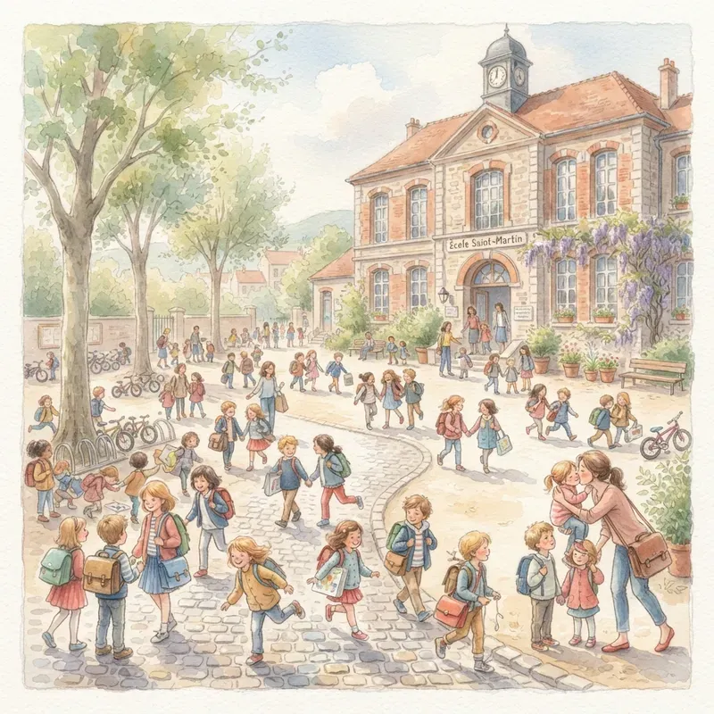 Lifestyle Community Watercolor Art