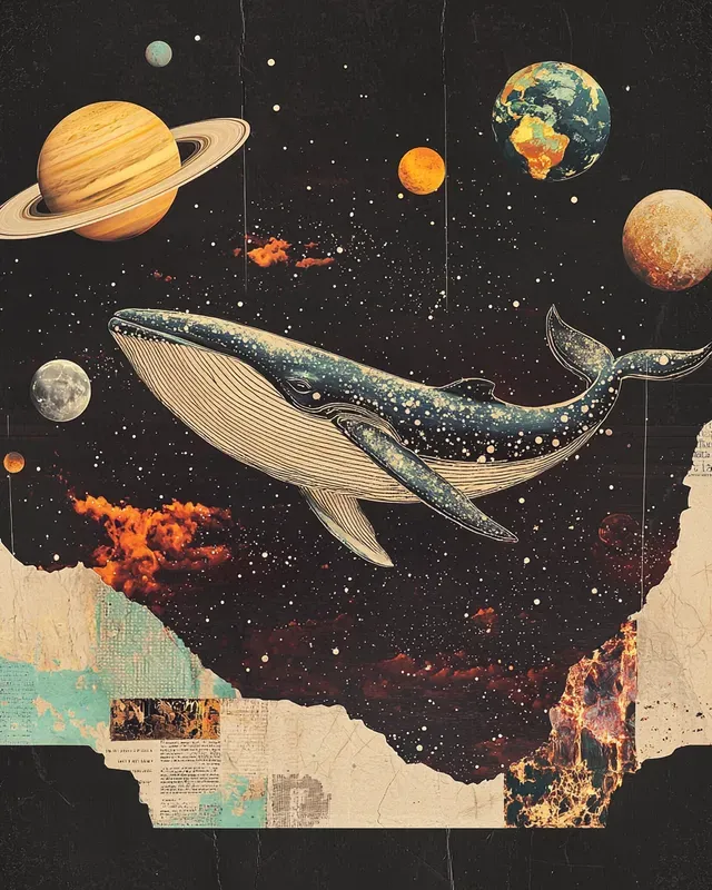 Surreal Vintage Collage Posters