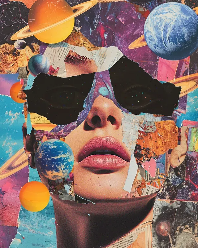 Surreal Vintage Collage Posters