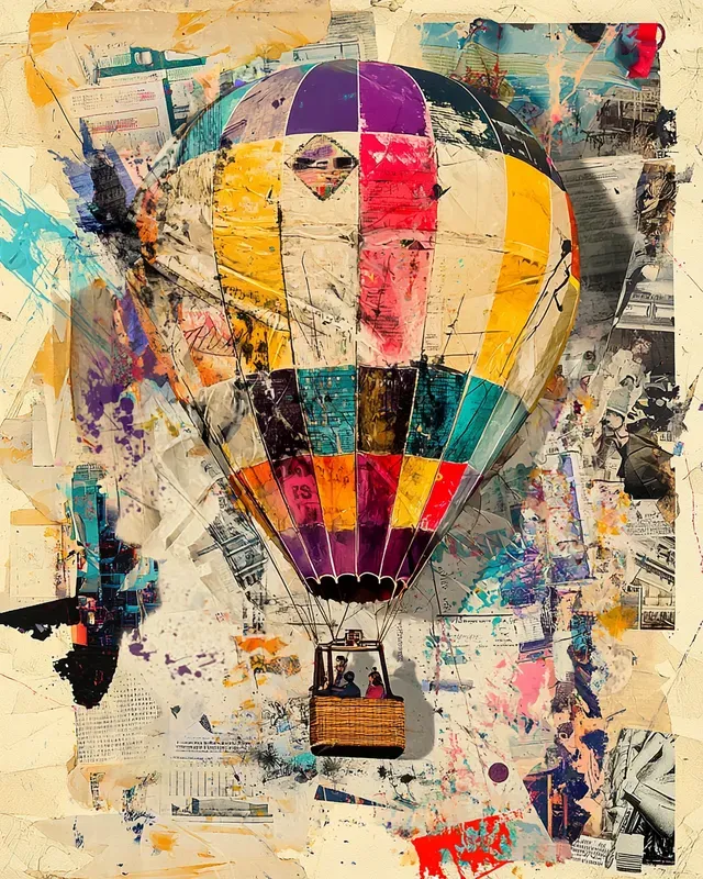 Surreal Vintage Collage Posters