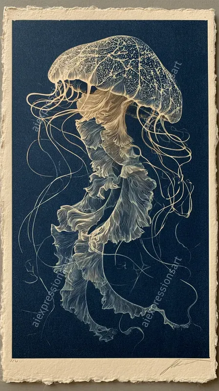 Intricate Linocut And Block Print Art