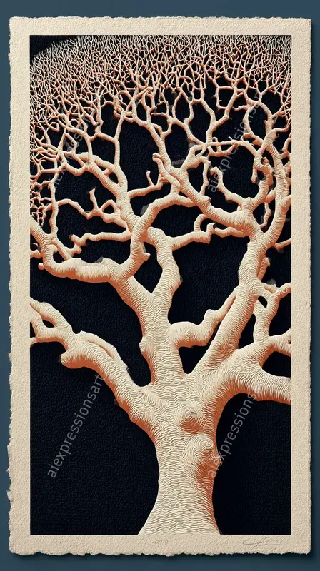 Intricate Linocut And Block Print Art