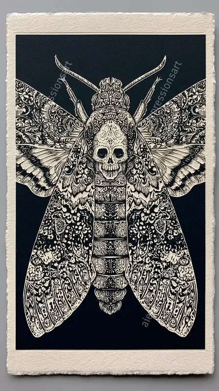 Intricate Linocut And Block Print Art