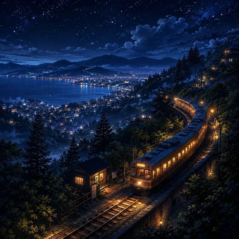 Midnight Cityscape Dreams