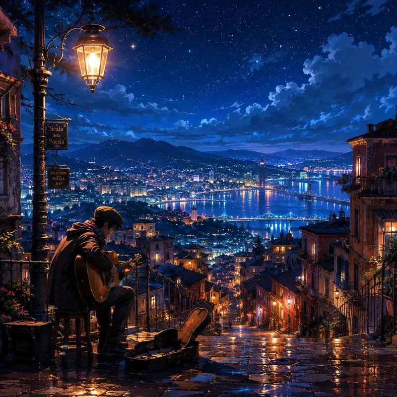 Midnight Cityscape Dreams