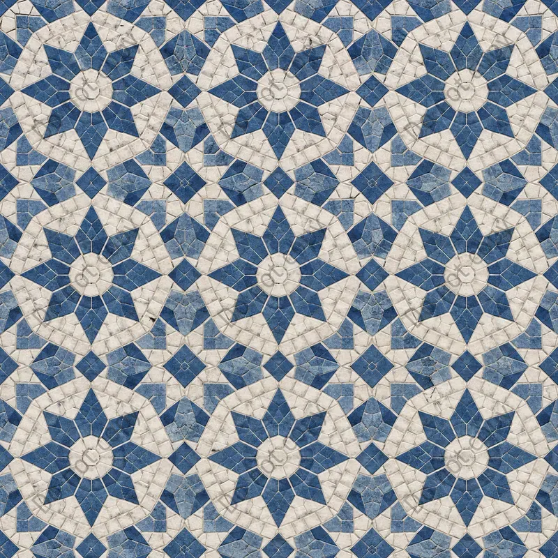 Mosaic Floor Seamless Patterns