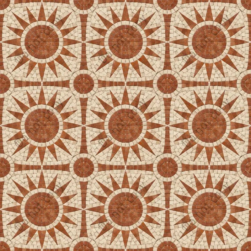Mosaic Floor Seamless Patterns