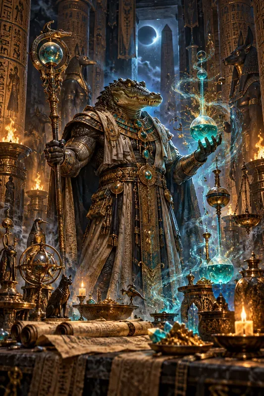 Mystical Egyptian Guardians