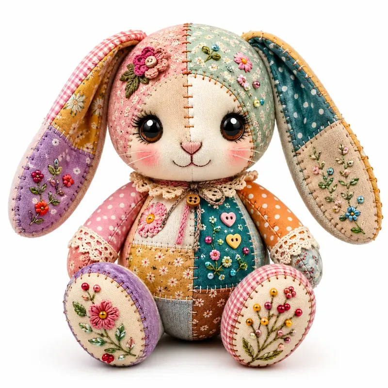 Patchwork Plush Creatures