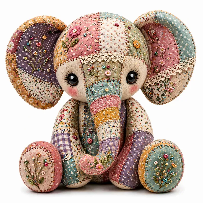 Patchwork Plush Creatures