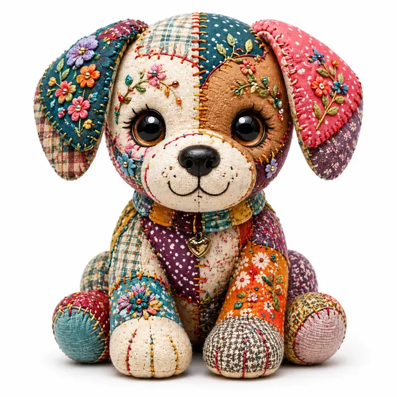 Patchwork Plush Creatures