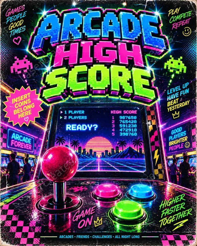 90s Retro Poster Studios