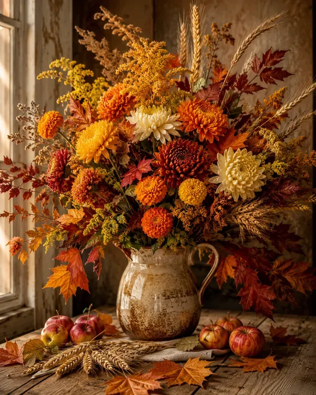 Autumn Wildflower Still Lifes