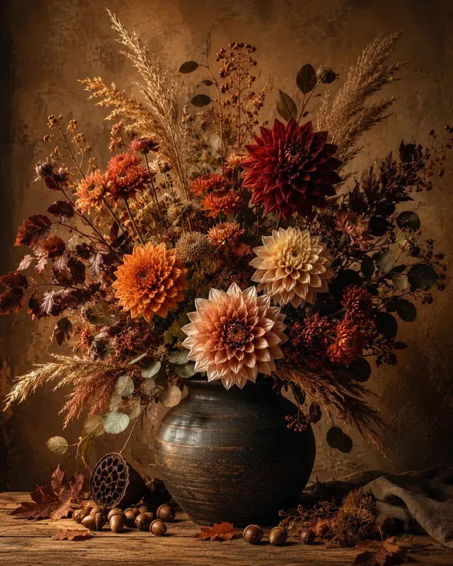Autumn Wildflower Still Lifes