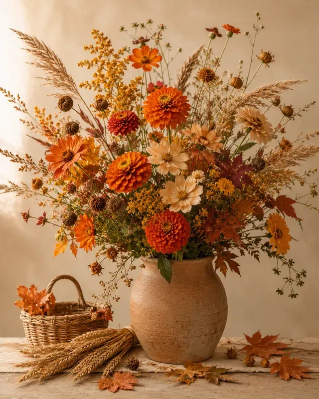 Autumn Wildflower Still Lifes
