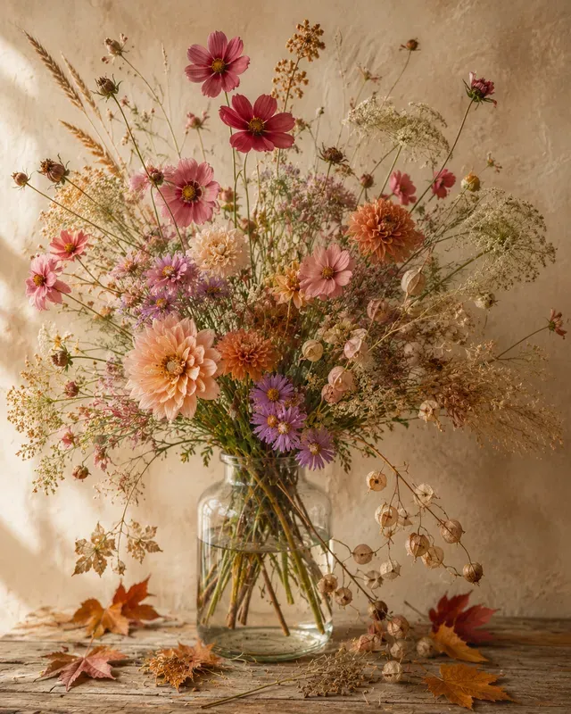 Autumn Wildflower Still Lifes