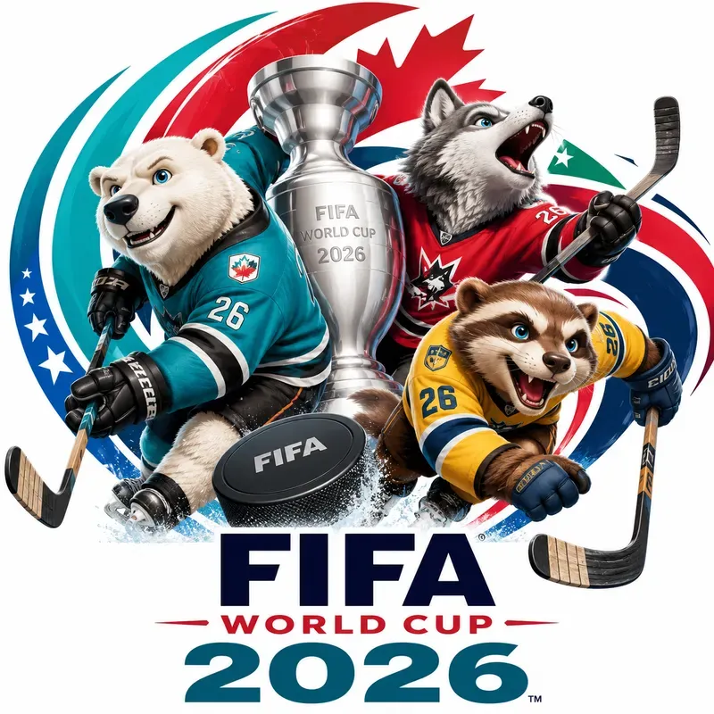 3D Fifa World Cup Mascot Logos