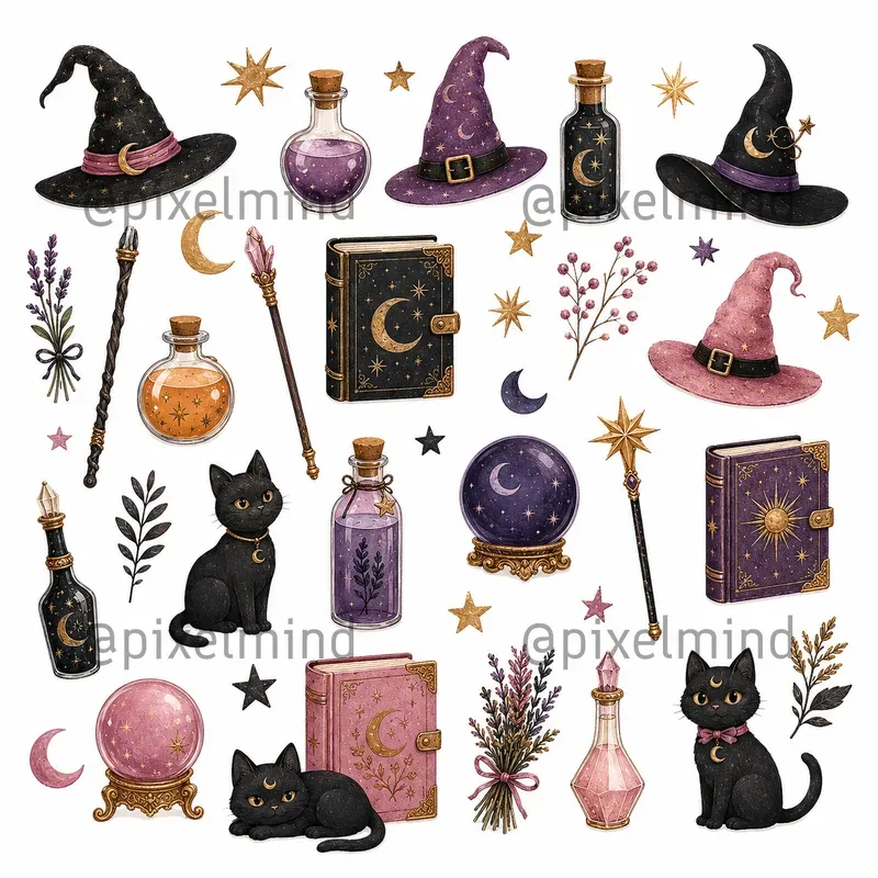 Spooky Luxe Halloween Scraps