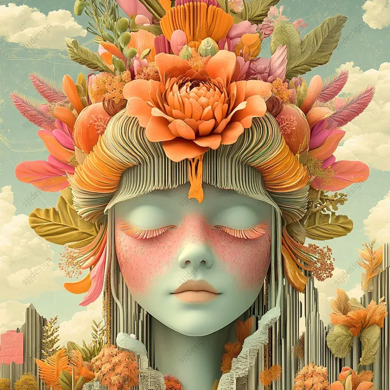 Surreal Botanical Fantasy Art Style