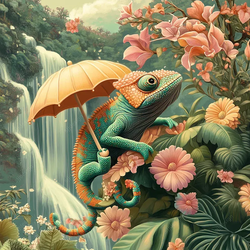 Surreal Botanical Fantasy Art Style