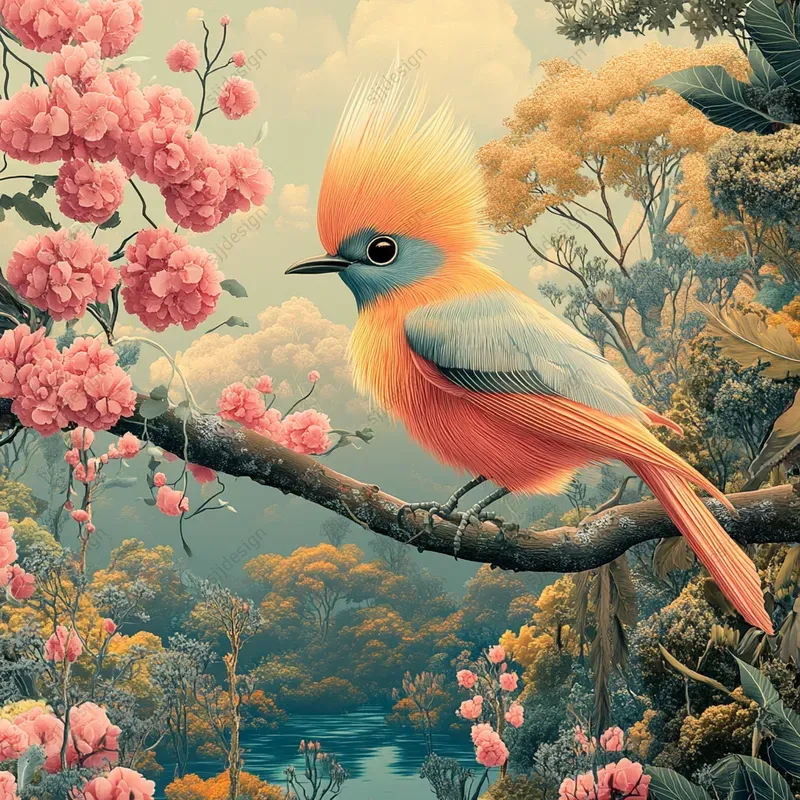 Surreal Botanical Fantasy Art Style