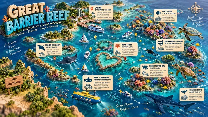 3D Isometric Travel Diorama Maps