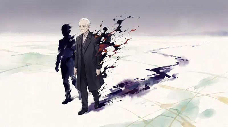 Cinematic Dark Ink Anime Worlds