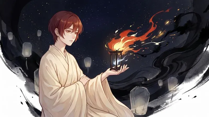 Cinematic Dark Ink Anime Worlds
