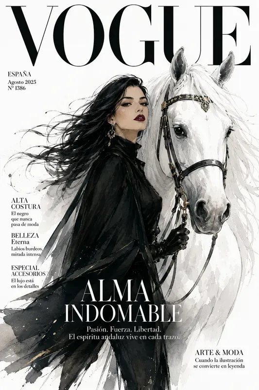 Watercolor Fashion Magazine Covers