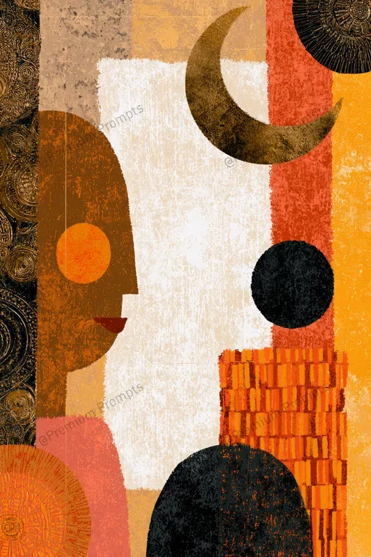 Afrocentric Abstract Scrapbooking Pages