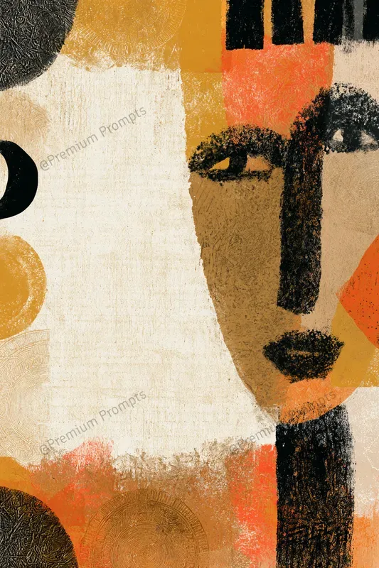 Afrocentric Abstract Scrapbooking Pages
