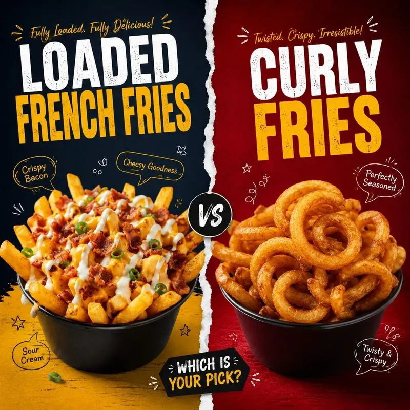 Split Food Choice Social Poster Packs