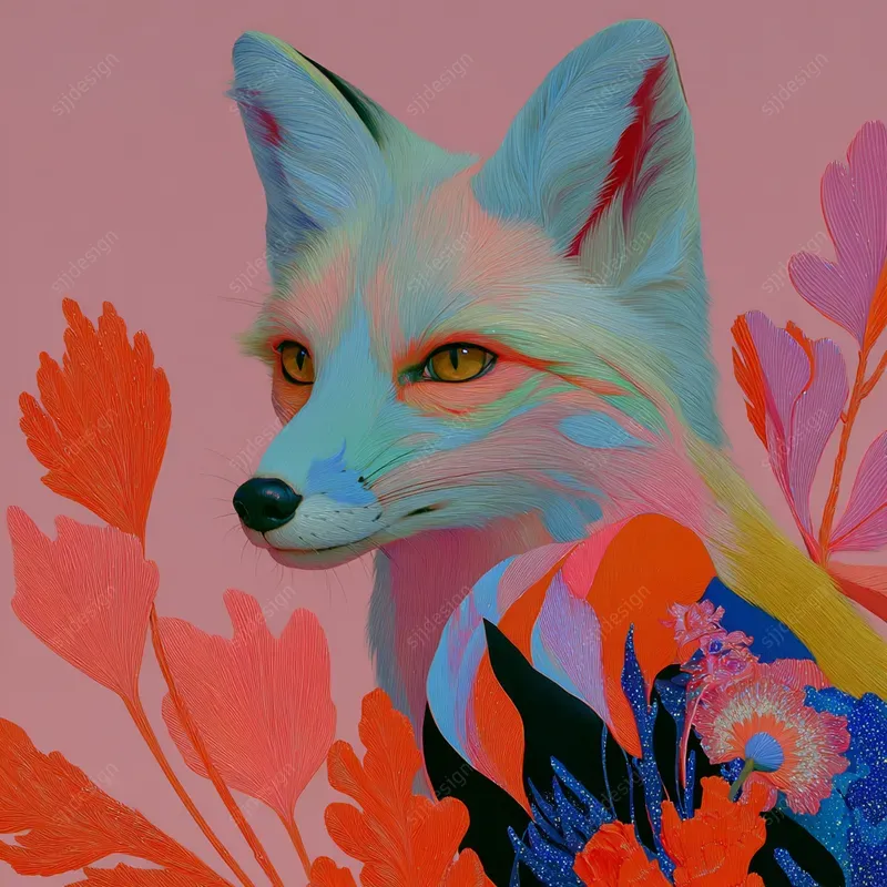 Color Pop Botanical Portraits