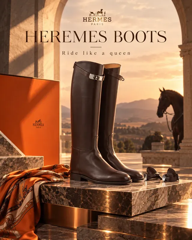 Futuristic Luxury Shoe Ads