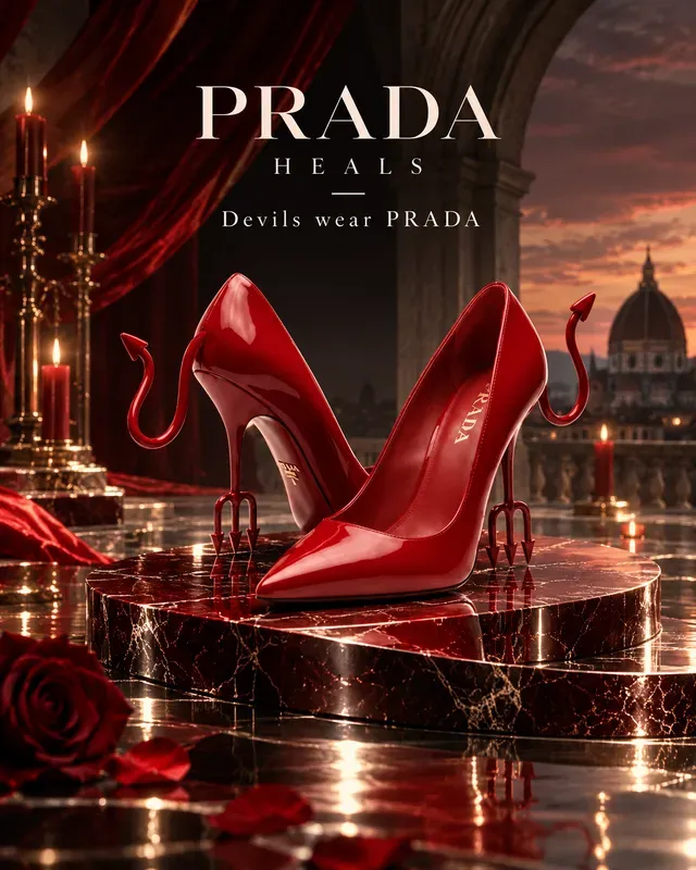 Futuristic Luxury Shoe Ads