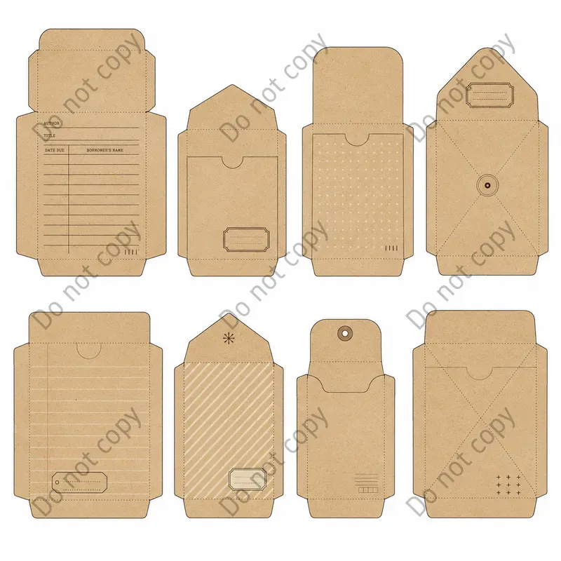 Junk Journal Pocket Envelope Sheets