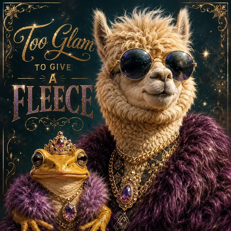 Glamorous Animal Attitude Posters