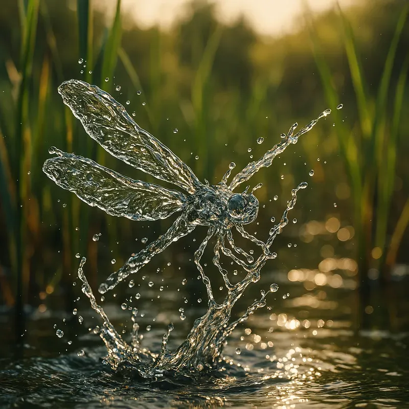 Splash Sculptures Animals Made Of Water