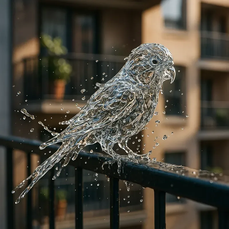 Splash Sculptures Animals Made Of Water