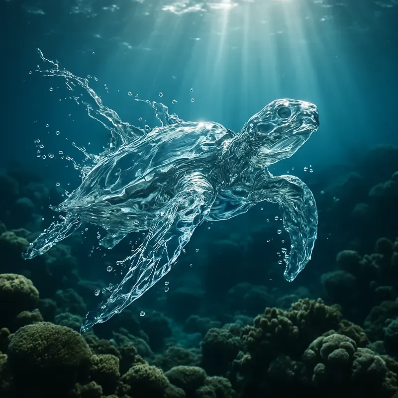 Splash Sculptures Animals Made Of Water