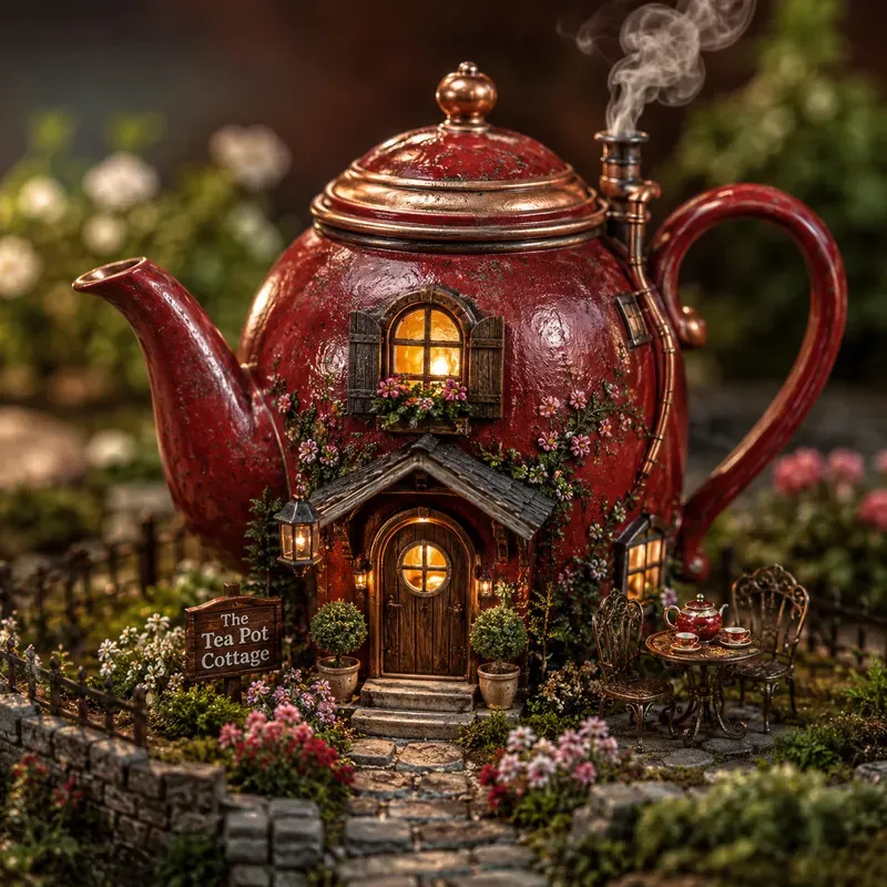 Miniature Object House Fantasy Art