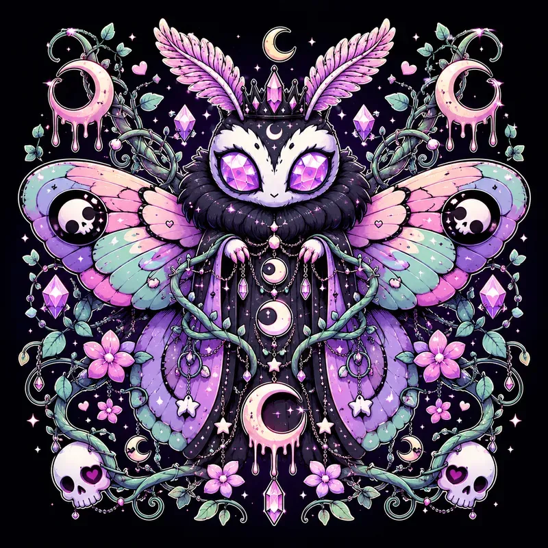 Creepy Kawaii Sticker Creatures