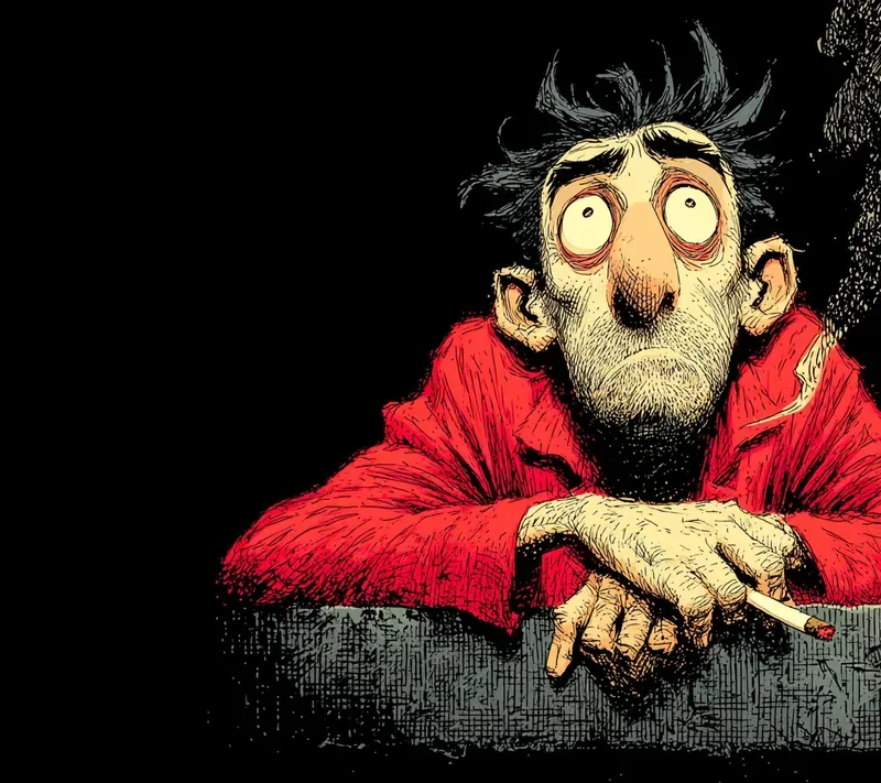 Dark Humor Comic Character Portraits