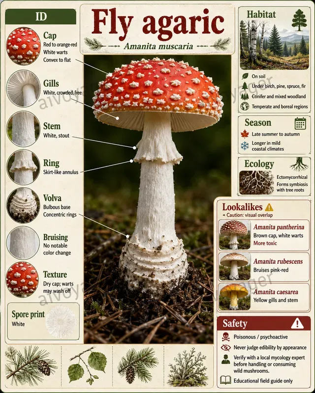 Mushroom Id Infographics