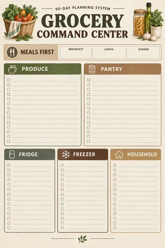 90 Day Meal Planning Printables