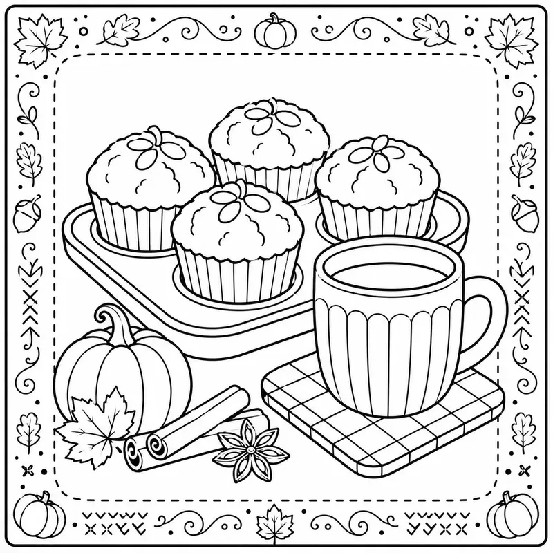 Bold Easy Pumpkin Spice Life Colorings